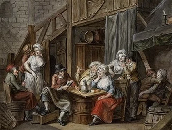 Interno di una taverna - Museo Quiñones de León, Vigo